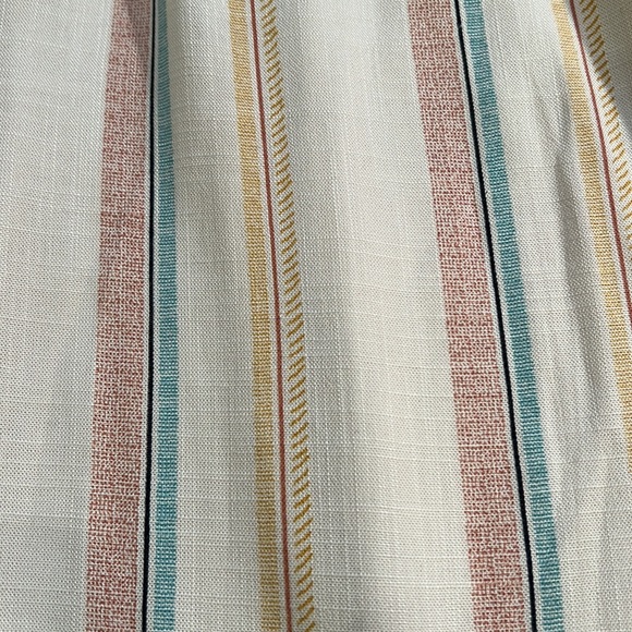 Altar'd State Ivory Stripe Tie Front Sun Dress Small EUC - Picture 6 of 7